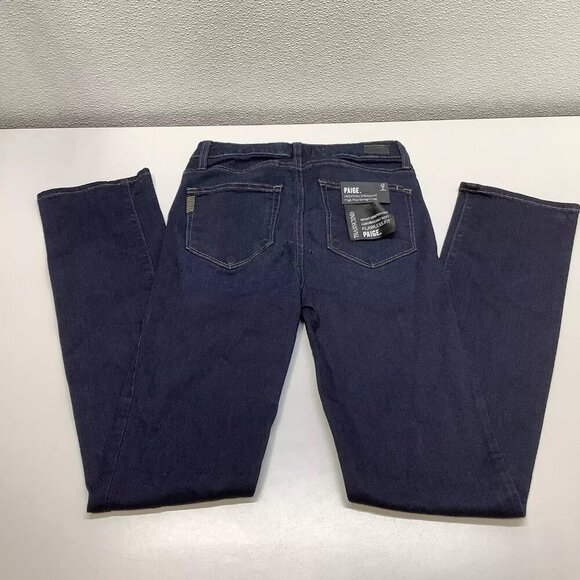 NEW PAIGE Women's Jeans Hoxton Straight Denim Size 26 Mona Blue - Picture 5 of 5